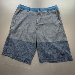 O'Neill Hybrid Shorts Men's 32 Blue Gradient Boardshort Surf Swim Casual